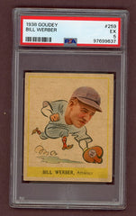 1938 Goudey #259 Bill Werber A's PSA 5 EX 518011