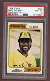 1974 Topps Baseball #125 Nate Colbert Padres PSA 8 NM/MT Variation 518029