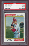 1974 Topps Baseball #564 Mike Ryan Phillies PSA 7 NM 518086