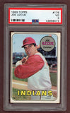 1969 Topps Baseball #176 Joe Azcue Indians PSA 3 VG 518109