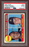 1969 Topps Baseball #324 Dave Campbell Tigers PSA 2 GD 518126