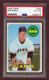 1969 Topps Baseball #392 Bob Burda Giants PSA 4 VG-EX 518148