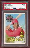 1969 Topps Baseball #579 Dave Nelson Indians PSA 3 VG 518185