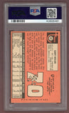 1969 Topps Baseball #581 Gary Nolan Reds PSA 4 VG-EX 518186