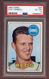 1969 Topps Baseball #26 Clay Carroll Reds PSA 4 VG-EX 518210