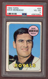 1969 Topps Baseball #29 Dave Morehead Royals PSA 4 VG-EX 518211