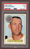 1969 Topps Baseball #118 Stan Williams Indians PSA 5 EX 518223