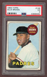 1969 Topps Baseball #149 Ollie Brown Padres PSA 3 VG 518231