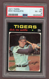 1971 Topps Baseball #003 Dick McAuliffe Tigers PSA 6 EX-MT 518241