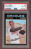 1971 Topps Baseball #053 Paul Blair Orioles PSA 6 EX-MT 518247