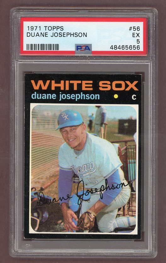 1971 Topps Baseball #056 Duane Josephson White Sox PSA 5 EX 518248