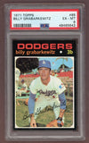 1971 Topps Baseball #085 Billy Grabarkewitz Dodgers PSA 6 EX-MT 518254