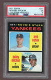 1971 Topps Baseball #111 Bobby Mitchell Yankees PSA 5 EX 518264