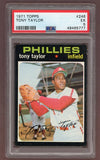 1971 Topps Baseball #246 Tony Taylor Phillies PSA 5 EX 518283