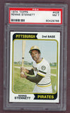 1974 Topps Baseball #426 Rennie Stennett Pirates PSA 7 NM 518327