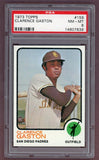 1973 Topps Baseball #159 Clarence Gaston Padres PSA 8 NM/MT 518337