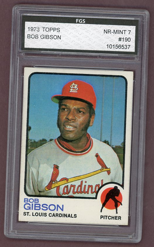 1973 Topps Baseball #190 Bob Gibson Cardinals FGS 7 NM 518338