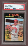 1971 Topps Baseball #478 Bernie Carbo Reds PSA 5 EX 518351