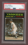 1971 Topps Baseball #358 Danny Cater Yankees PSA 5 EX 518355