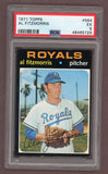 1971 Topps Baseball #564 Al Fitzmorris Royals PSA 5 EX 518367