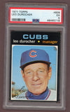 1971 Topps Baseball #609 Leo Durocher Cubs PSA 5 EX 518370