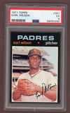 1971 Topps Baseball #301 Earl Wilson Padres PSA 5 EX 518378