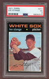 1971 Topps Baseball #311 Lee Stange White Sox PSA 3 VG 518385