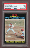 1971 Topps Baseball #327 World Series Game 1 Boog Powell PSA 5 EX 518399