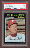 1971 Topps Baseball #352 Denny Doyle Phillies PSA 5 EX 518414