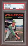 1971 Topps Baseball #356 Bob Locker A's PSA 5 EX 518421