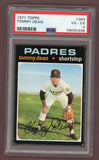 1971 Topps Baseball #364 Tommy Dean Padres PSA 4 VG-EX 518422