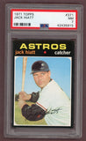 1971 Topps Baseball #371 Jack Hiatt Astros PSA 7 NM 518435