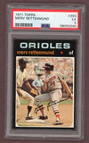 1971 Topps Baseball #393 Merv Rettenmund Orioles PSA 5 EX 518442