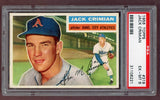 1956 Topps Baseball #319 Jack Crimian A's PSA 6 EX-MT 518465