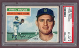 1956 Topps Baseball #117 Virgil Trucks Tigers PSA 6 EX-MT Gray 518471