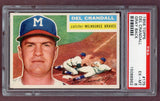 1956 Topps Baseball #175 Del Crandall Braves PSA 6 EX-MT Gray 518477