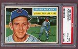 1956 Topps Baseball #227 Russ Meyer Cubs PSA 6 EX-MT 518481