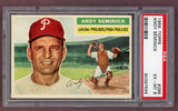 1956 Topps Baseball #296 Andy Seminick Phillies PSA 6 EX-MT 518497