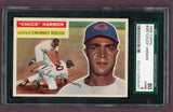 1956 Topps Baseball #308 Chuck Harmon Reds SGC 6 EX-MT 518571