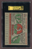 1956 Topps Baseball #313 Gene Stephiens Red Sox SGC 6 EX-MT 518572