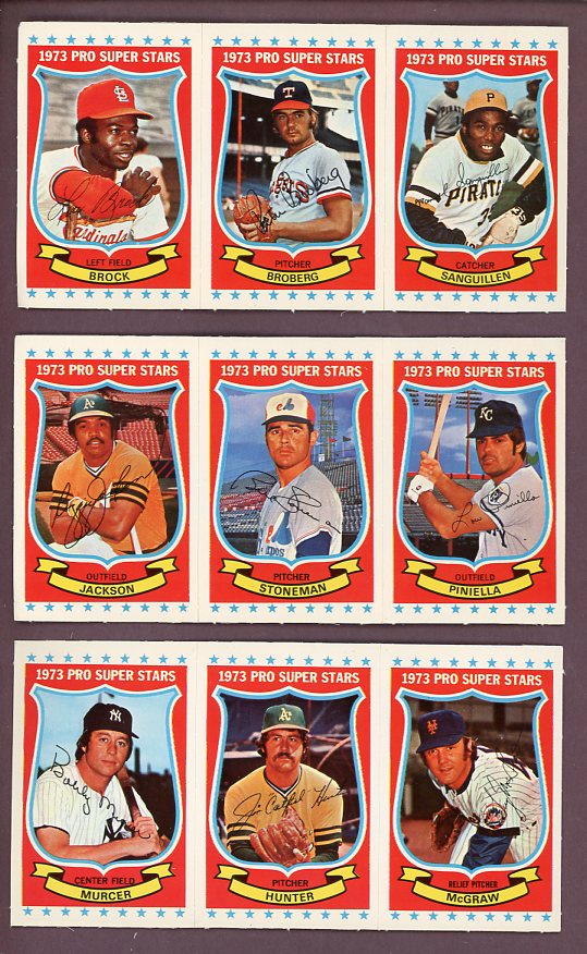 1973 Kelloggs Baseball Complete Panel Set Ryan Seaver 518591