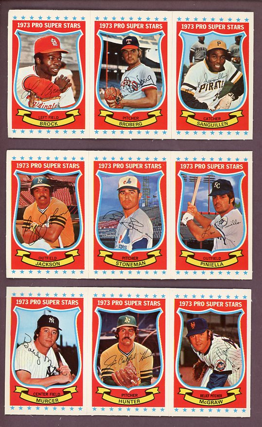 1973 Kelloggs Baseball Complete Panel Set EX-MT Ryan Seaver 518591