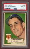 1952 Topps Baseball #126 Fred Hutchinson Tigers PSA 4 VG-EX 518600