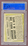 1961 Topps Baseball #409 Walter Johnson Senators PSA 5 EX 518604