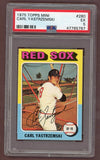 1975 Topps Mini Baseball #280 Carl Yastrzemski Red Sox PSA 5 EX 518616