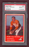 1963 Fleer Football #079 Frank Tripucka Broncos PSA 8 NM/MT 518644