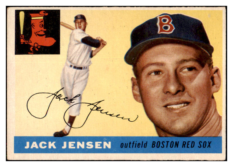 1955 Topps Baseball #200 Jackie Jensen Red Sox VG-EX 518652