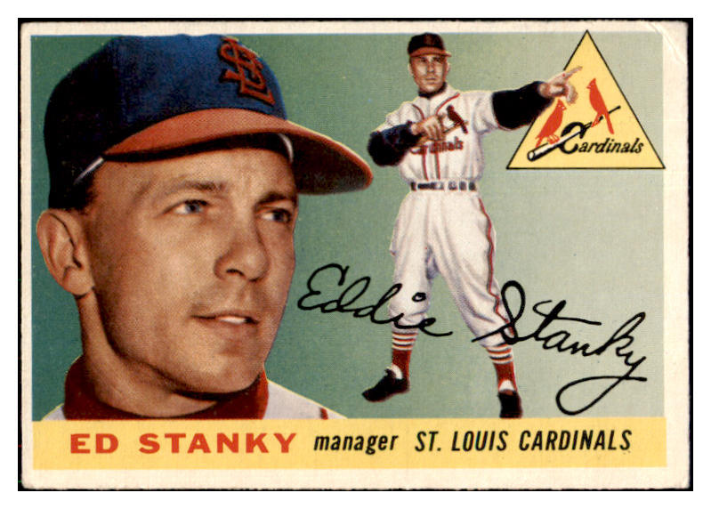 1955 Topps Baseball #191 Eddie Stanky Cardinals VG-EX 518654