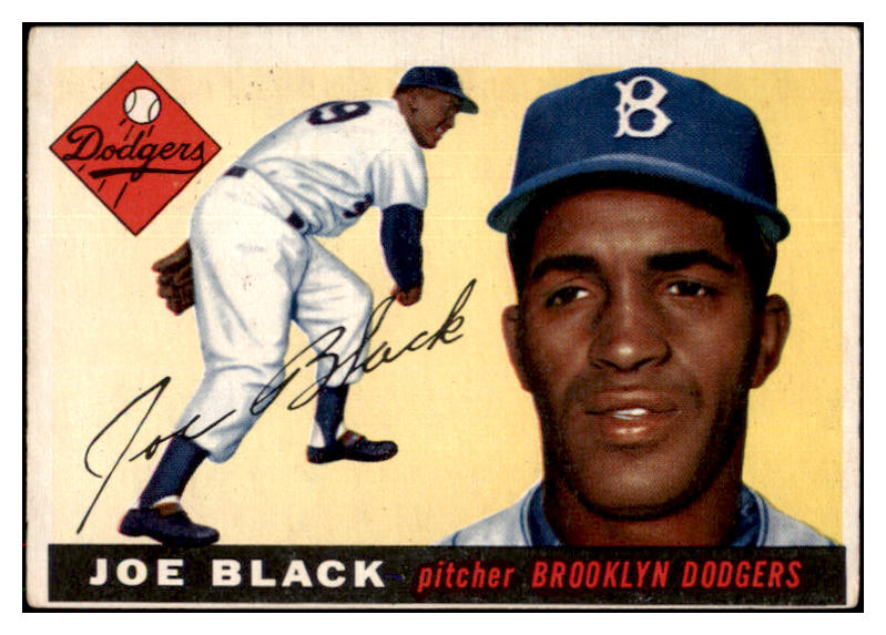 1955 Topps Baseball #156 Joe Black Dodgers VG-EX 518656