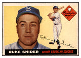 1955 Topps Baseball #210 Duke Snider Dodgers VG-EX 518657